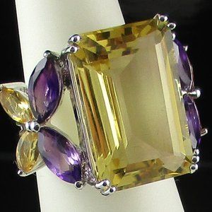 Graziela for Rarities 12ct Honey Quartz Ring